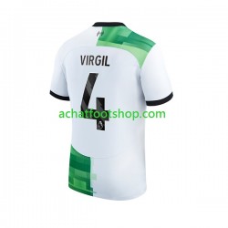 Maillot Liverpool Virgil van Dijk 4 Extérieur Tenue pour Homme 2023-2024 Manche Courte