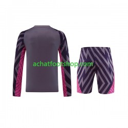 Maillot Manchester City Gardien Extérieur Tenue pour Enfant 2023-2024 Manche Longue