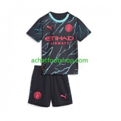 Maillot Manchester City 3ème Tenue pour Enfant 2023-2024 Manche Courte