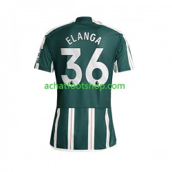 Maillot Manchester United Anthony Elanga 36 Extérieur Tenue pour Homme 2023-2024 Manche Courte