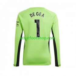 Maillot Manchester United De Gea 1 Gardien Domicile Tenue pour Homme 2023-2024 Manche Longue