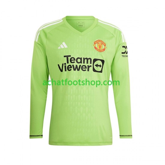 Maillot Manchester United Gardien Domicile Tenue pour Homme 2023-2024 Manche Longue
