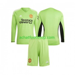 Maillot Manchester United Gardien Domicile Tenue pour Enfant 2023-2024 Manche Longue