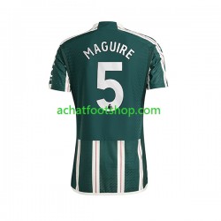 Maillot Manchester United Harry Maguire 5 Extérieur Tenue pour Homme 2023-2024 Manche Courte