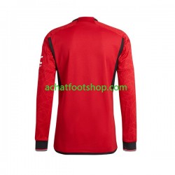 Maillot Manchester United Domicile Tenue pour Homme 2023-2024 Manche Longue
