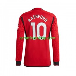 Maillot Manchester United Marcus Rashford 10 Domicile Tenue pour Homme 2023-2024 Manche Longue