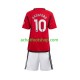 Maillot Manchester United Marcus Rashford 10 Domicile Tenue pour Enfant 2023-2024 Manche Courte