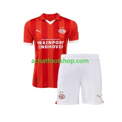 Maillot PSV Eindhoven Domicile Tenue pour Enfant 2023-2024 Manche Courte