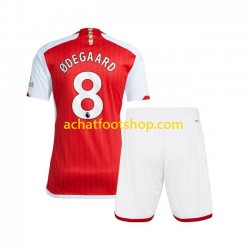 Maillot Arsenal Martin Odegaard 8 Domicile Tenue pour Enfant 2023-2024 Manche Courte