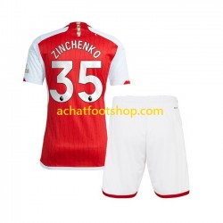 Maillot Arsenal Oleksandr Zinchenko 35 Domicile Tenue pour Enfant 2023-2024 Manche Courte