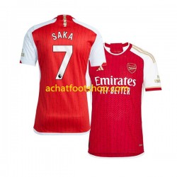 Maillot Arsenal Saka 7 Domicile Tenue pour Homme 2023-2024 Manche Courte