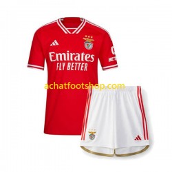 Maillot Benfica Domicile Tenue pour Enfant 2023-2024 Manche Courte