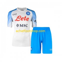 Maillot Naples Extérieur Tenue pour Enfant 2022-2023 Manche Courte