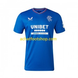 Maillot Rangers Domicile Tenue pour Homme 2023-2024 Manche Courte