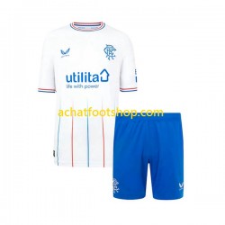Maillot Rangers Extérieur Tenue pour Enfant 2023-2024 Manche Courte