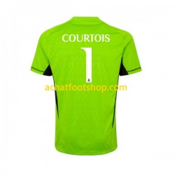 Maillot Real Madrid Thibaut Courtois 1 Gardien Domicile Tenue pour Homme 2023-2024 Manche Courte