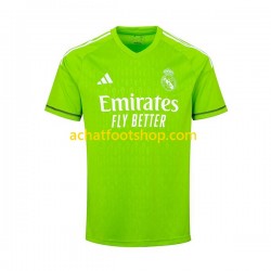 Maillot Real Madrid Thibaut Courtois 1 Gardien Domicile Tenue pour Homme 2023-2024 Manche Courte
