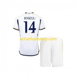 Maillot Real Madrid JOSELU 14 Domicile Tenue pour Enfant 2023-2024 Manche Courte