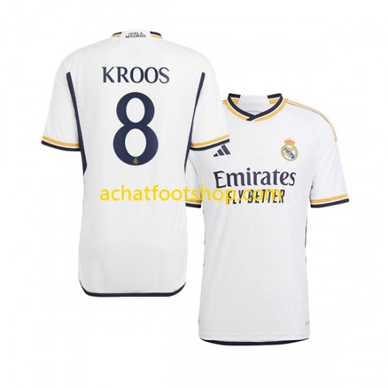Maillot Real Madrid Kroos 8 Domicile Tenue pour Homme 2023-2024 Manche Courte