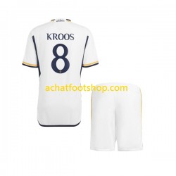 Maillot Real Madrid Kroos 8 Domicile Tenue pour Enfant 2023-2024 Manche Courte