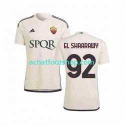 Maillot AS Rome El Shaarawy 92 Extérieur Tenue pour Homme 2023-2024 Manche Courte