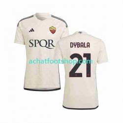 Maillot AS Rome Paulo Dybala 21 Extérieur Tenue pour Homme 2023-2024 Manche Courte Maillot AS Rome Paulo Dybala 21 Extérieur Tenue pour Homme 2023-2024 Manche Courte