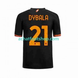 Maillot AS Rome Paulo Dybala 21 3ème Tenue pour Homme 2023-2024 Manche Courte Maillot AS Rome Paulo Dybala 21 3ème Tenue pour Homme 2023-2024 Manche Courte