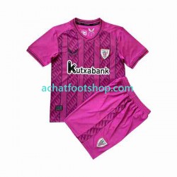 Maillot Athletic Bilbao Gardien Extérieur Tenue pour Enfant 2023-2024 Manche Courte