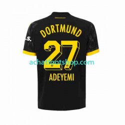 Maillot Borussia Dortmund Karim Adeyemi 27 Extérieur Tenue pour Homme 2023-2024 Manche Courte
