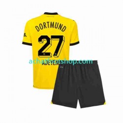 Maillot Borussia Dortmund Karim Adeyemi 27 Domicile Tenue pour Enfant 2023-2024 Manche Courte