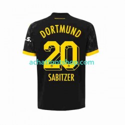 Maillot Borussia Dortmund Marcel Sabitzer 20 Extérieur Tenue pour Homme 2023-2024 Manche Courte