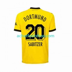 Maillot Borussia Dortmund Marcel Sabitzer 20 Domicile Tenue pour Homme 2023-2024 Manche Courte