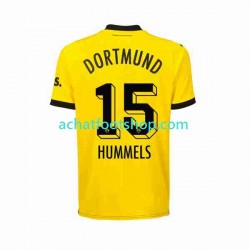 Maillot Borussia Dortmund Mats Hummels 15 Domicile Tenue pour Homme 2023-2024 Manche Courte