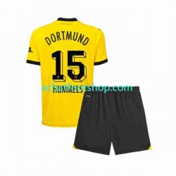 Maillot Borussia Dortmund Mats Hummels 15 Domicile Tenue pour Enfant 2023-2024 Manche Courte