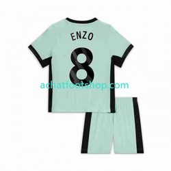 Maillot Chelsea Enzo Fernandez 8 3ème Tenue pour Enfant 2023-2024 Manche Courte