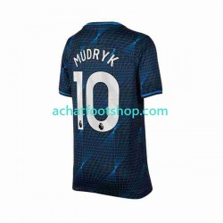 Maillot Chelsea Mykhaylo Mudryk 10 Extérieur Tenue pour Homme 2023-2024 Manche Courte