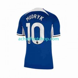 Maillot Chelsea Mykhaylo Mudryk 10 Domicile Tenue pour Homme 2023-2024 Manche Courte