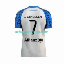 Maillot Club Brugge Andreas Skov Olsen 7 Extérieur Tenue pour Homme 2023-2024 Manche Courte