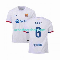 Maillot FC Barcelone GAVI 6 Extérieur Tenue pour Homme 2023-2024 Manche Courte
