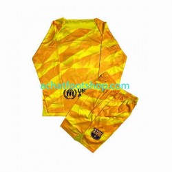 Maillot FC Barcelone Gardien 4ème Tenue pour Enfant 2023-2024 Manche Longue
