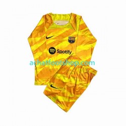 Maillot FC Barcelone Ter Stegen 1 Gardien 4ème Tenue pour Enfant 2023-2024 Manche Longue