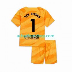 Maillot FC Barcelone Ter Stegen 1 Gardien 4ème Tenue pour Enfant 2023-2024 Manche Courte