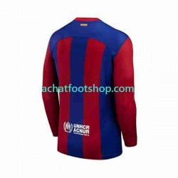 Maillot FC Barcelone Domicile Tenue pour Homme 2023-2024 Manche Longue
