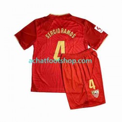 Maillot Séville FC Sergio Ramos 4 Extérieur Tenue pour Enfant 2023-2024 Manche Courte