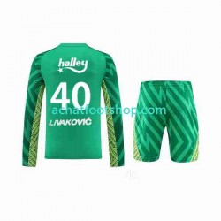 Fenerbahce Livakovic 40 Footbal Kit Gardien Domicile Tenue 2023-2024 Manche Longue