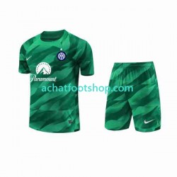 Maillot Inter Milan Gardien Extérieur Tenue pour Enfant 2023-2024 Manche Courte