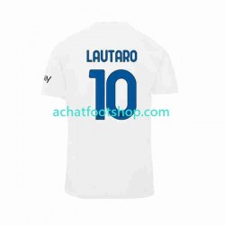 Maillot Inter Milan Lautaro Martinez 10 Extérieur Tenue pour Homme 2023-2024 Manche Courte