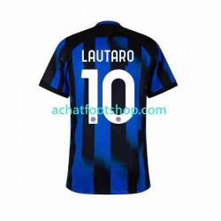 Maillot Inter Milan Lautaro Martinez 10 Domicile Tenue pour Homme 2023-2024 Manche Courte