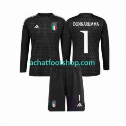 Maillot Italie Donnarumma 1 Gardien Extérieur Tenue pour Enfant 2023 Manche Longue