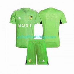 Maillot Leeds United Gardien Domicile Tenue pour Enfant 2023-2024 Manche Courte
